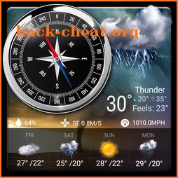 Live weather background app icon