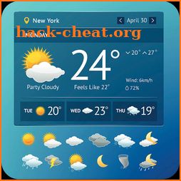 Live Weather Forecast Weather Temperature icon