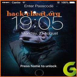 Lock screen for Messi Theme 2k18 icon
