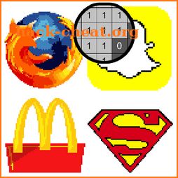 Logo Color by Number - Pixel Art, Sandbox Coloring icon