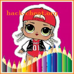Lol Coloring Book Dolls Surprise icon