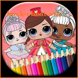 lol dolls girls & pets Coloring Book icon