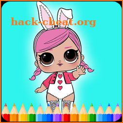 Lol surprise doll coloring pages 2 icon