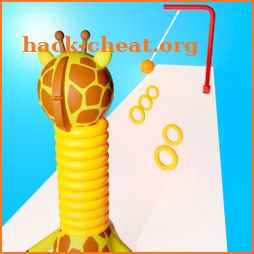 Long Neck Run 3d: Rings Stack icon
