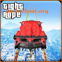 Longest Tightrope Mega Ramp Car Racing Stunts Game icon