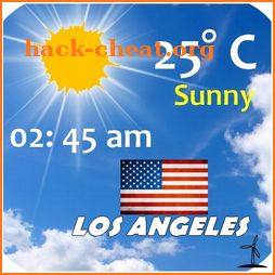 Los Angeles weather icon
