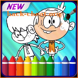 Loud House fans coloring pages icon