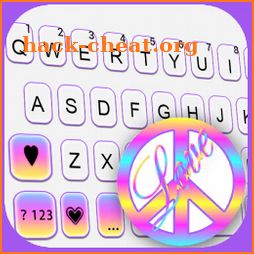 Love And Peace Keyboard Background icon