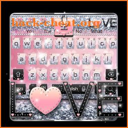 Love Diamond Glitter Keyboard icon
