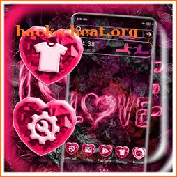 Love Flame Pink Theme icon