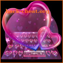 Love Heart Neon Keyboard icon