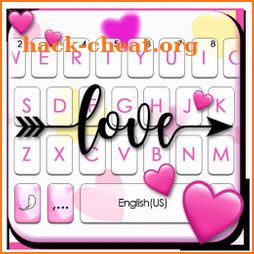 Love Hearts Arrow Keyboard Theme icon