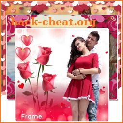 Love photo frame - Romantic photo frames icon