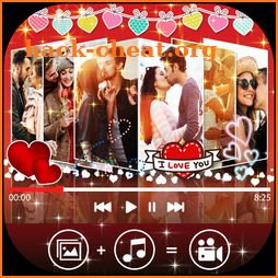 Love Video Maker With Music & Editor icon