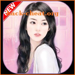 lovely asian girls icon