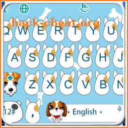 Lovely Cartoon Dog Keyboard Theme icon