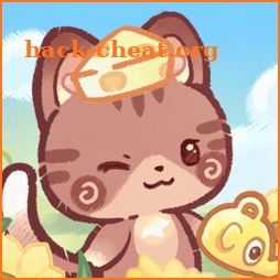 Lovely cat dream party icon