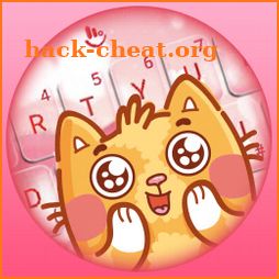 Lovely Cute Cat Keyboard Theme icon