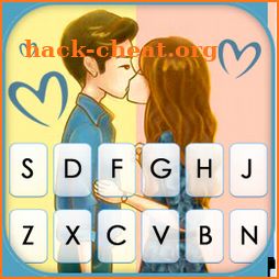 Lovely Cute Couple Keyboard Theme icon