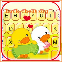 Lovely Duck Couple Keyboard Theme icon