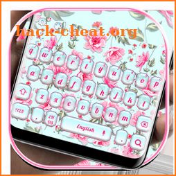 Lovely Pink Floral Flower Keyboard icon