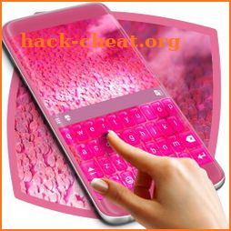 Lovely Pink Sequins Keyboard icon