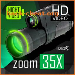 Low Light Vision Video Camera 35x zoom icon