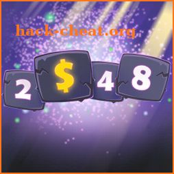 Lucky 2048 puzzle cards icon