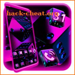 Ludo Pink Dice 3D Launcher Theme icon