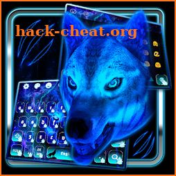 Luminous Raw Wolf Keyboard Theme icon
