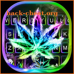 Luminous Smoke Weed Keyboard Theme icon