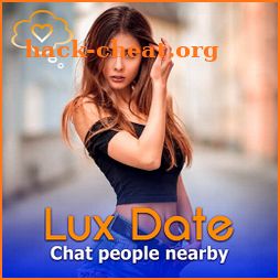 Lux Date: Chat people nearby icon