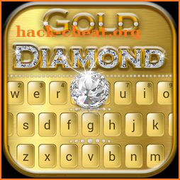 Luxury Gold Diamond Keyboard Theme icon