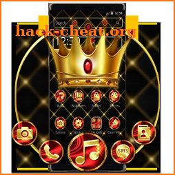 Luxury Golden King Crown Theme icon
