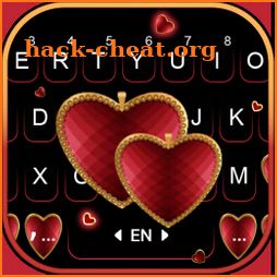 Luxury Hearts Keyboard Background icon