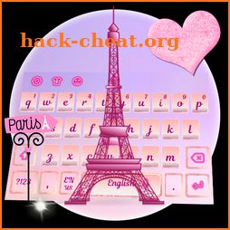 Luxury Pink Paris Keyboard Theme icon