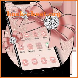 Luxury Rose Gold Diamond APUS Launcher Theme icon