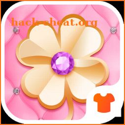 Luxury Theme - Pink Diamond Wallpaper & Icons icon