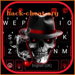 Mafia Smoke Skull Keyboard Background icon