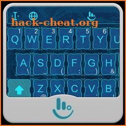 Magic Blue FREE Keyboard Theme icon