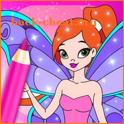 Magic Fairy Coloring Book for Girls icon