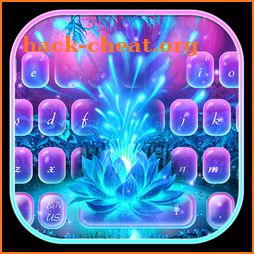 Magic Neon Flower Keyboard icon