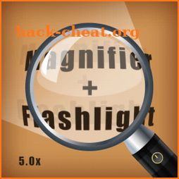Magnifier + Flashlight icon