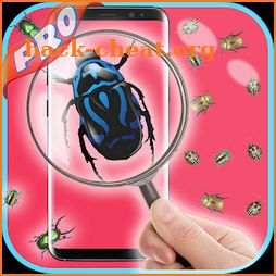 magnifying glass with light & microscope app icon