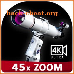 Magnifying Zoom Telescope OPTI camera 7x45 icon