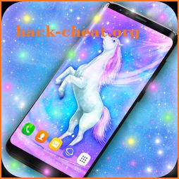 Majestic Unicorn Live Wallpaper icon