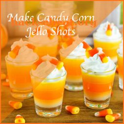 Make Candy Corn Jello Shots icon