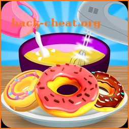 Make Donuts Top Pastry Chef kids Cooking Games 3D icon