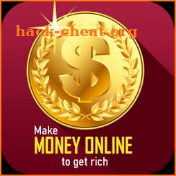 Make money online to get rich icon