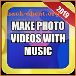 Make photo videos with music icon